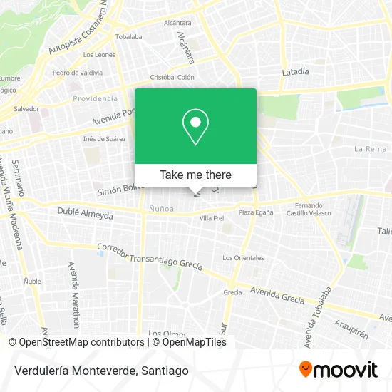 Verdulería Monteverde map