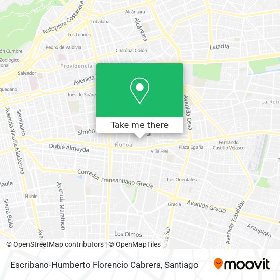 Mapa de Escribano-Humberto Florencio Cabrera