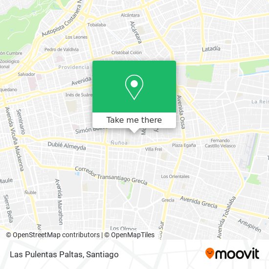 Las Pulentas Paltas map