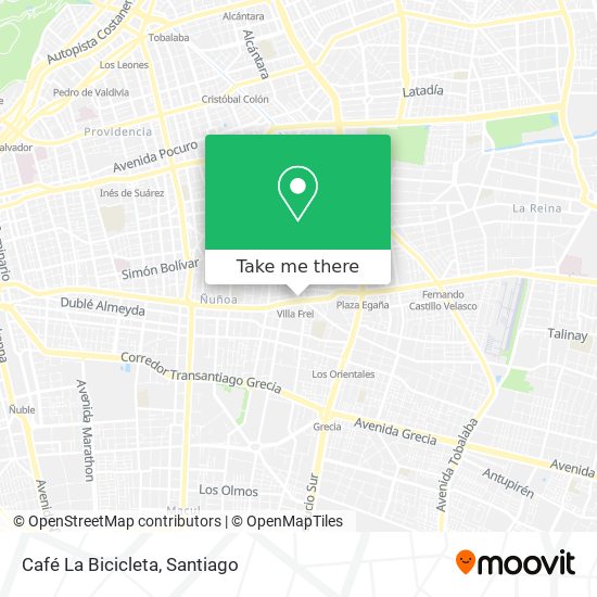 Mapa de Café La Bicicleta
