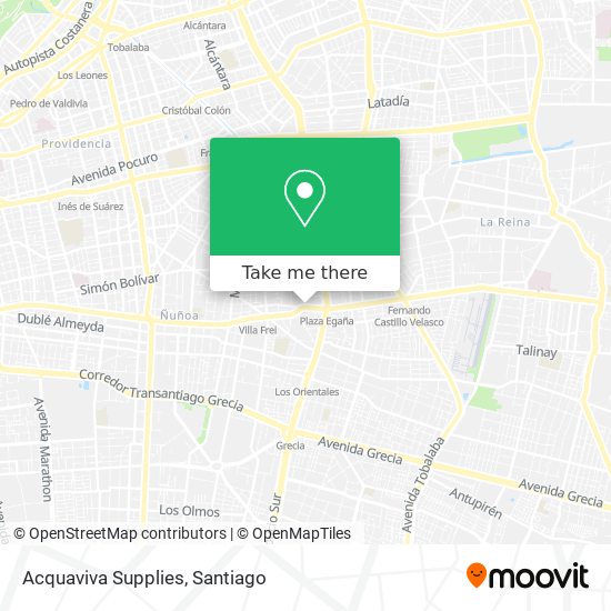 Mapa de Acquaviva Supplies