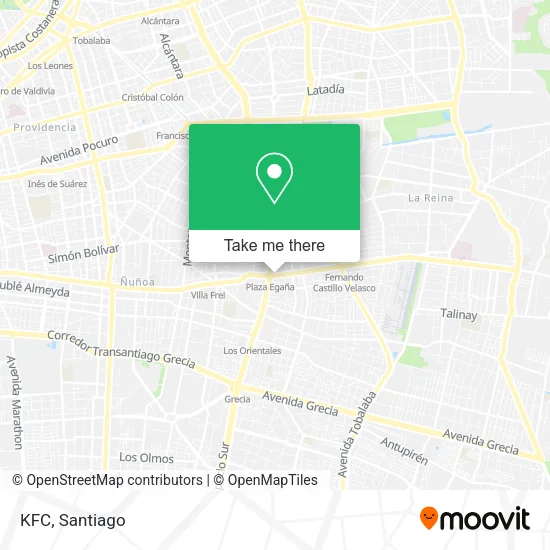 KFC map