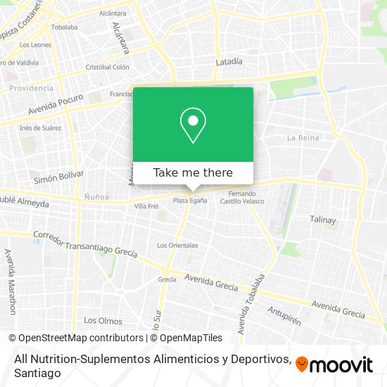 All Nutrition-Suplementos Alimenticios y Deportivos map