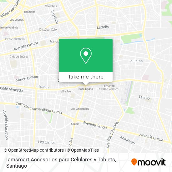 Mapa de Iamsmart Accesorios para Celulares y Tablets