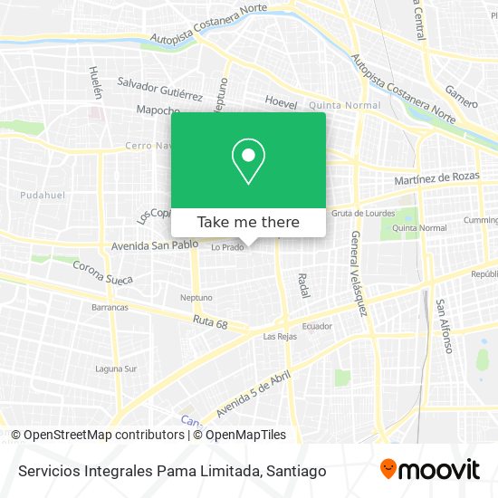 Servicios Integrales Pama Limitada map