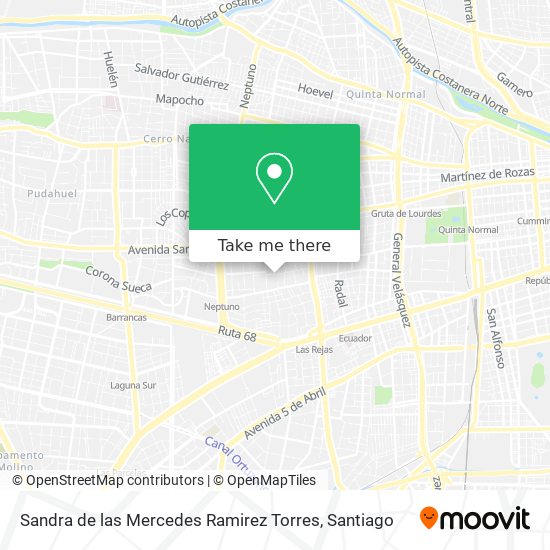 Mapa de Sandra de las Mercedes Ramirez Torres