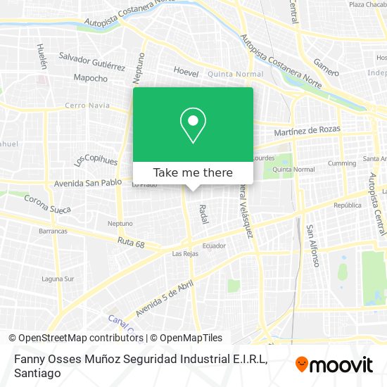 Fanny Osses Muñoz Seguridad Industrial E.I.R.L map