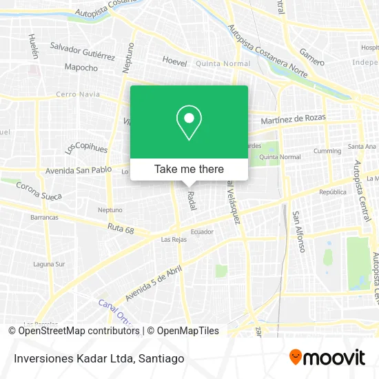 Inversiones Kadar Ltda map