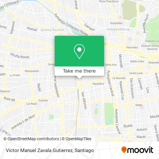 Victor Manuel Zavala Gutierrez map