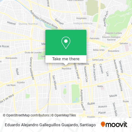 Mapa de Eduardo Alejandro Galleguillos Guajardo