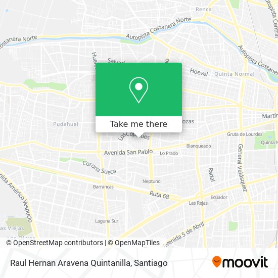 Raul Hernan Aravena Quintanilla map