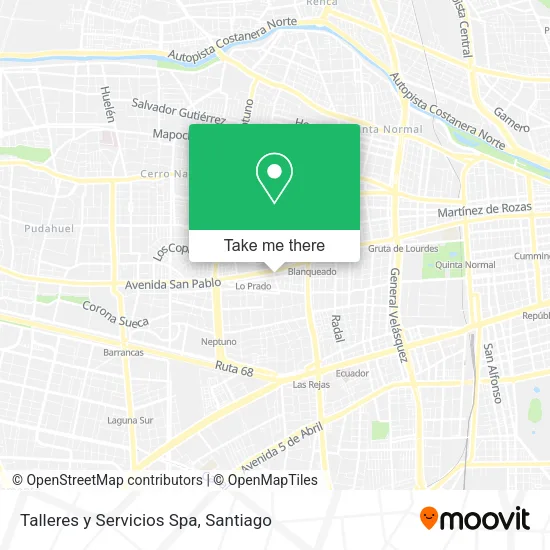 Talleres y Servicios Spa map
