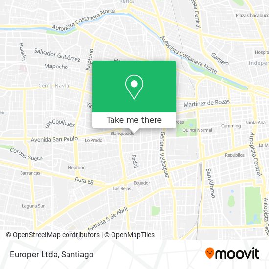 Mapa de Europer Ltda