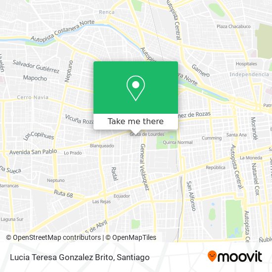 Lucia Teresa Gonzalez Brito map