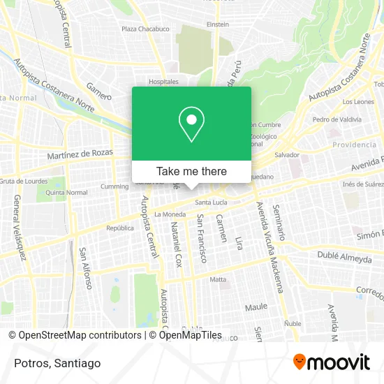 Mapa de Potros