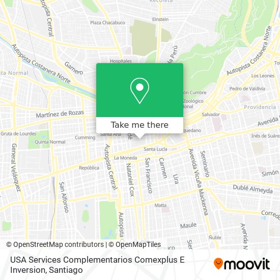 USA Services Complementarios Comexplus E Inversion map