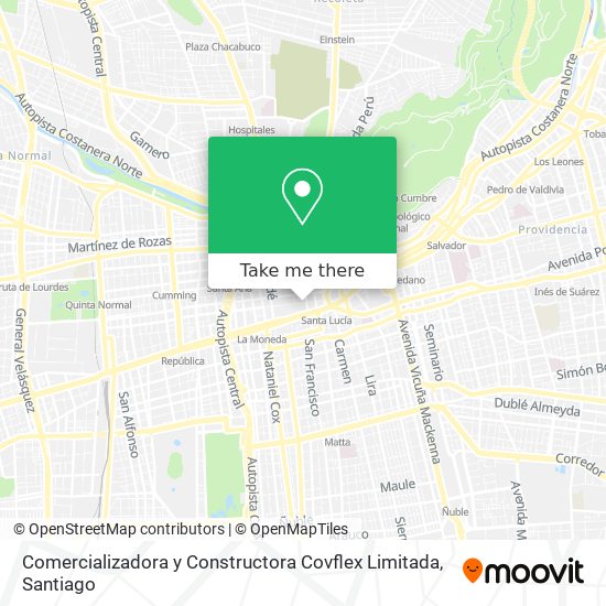 Comercializadora y Constructora Covflex Limitada map