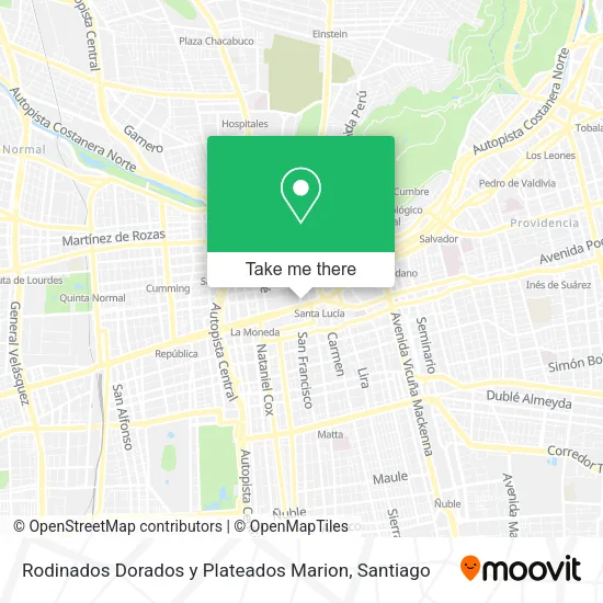 Rodinados Dorados y Plateados Marion map
