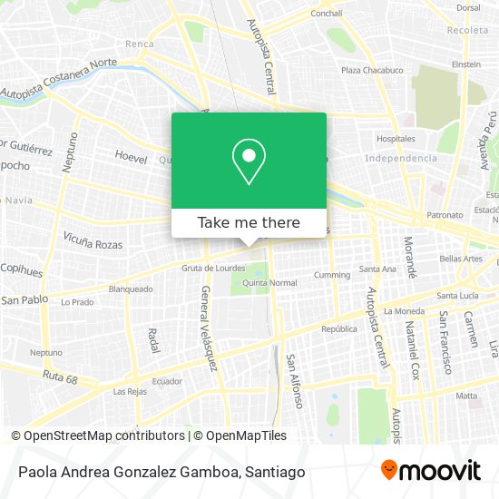 Paola Andrea Gonzalez Gamboa map