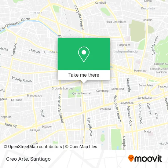 Creo Arte map