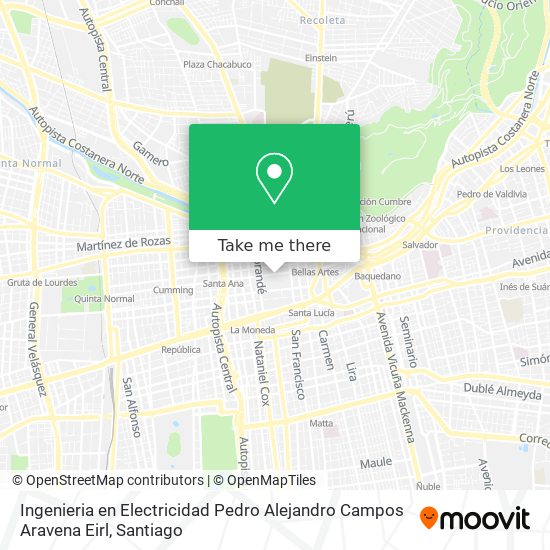 Mapa de Ingenieria en Electricidad Pedro Alejandro Campos Aravena Eirl