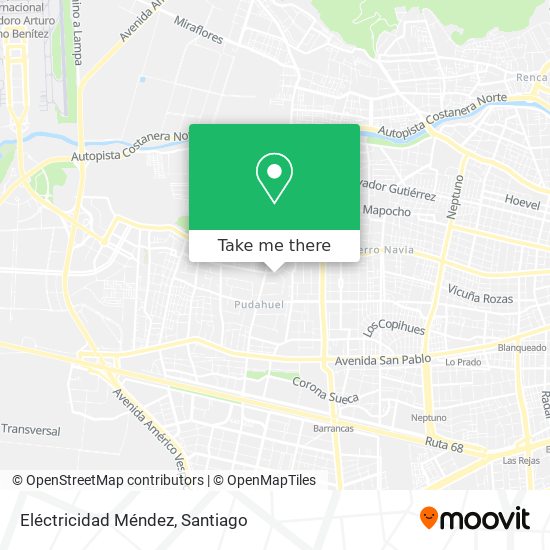 Eléctricidad Méndez map