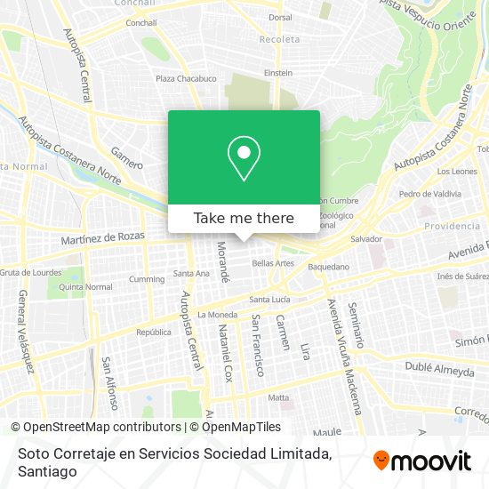 Soto Corretaje en Servicios Sociedad Limitada map