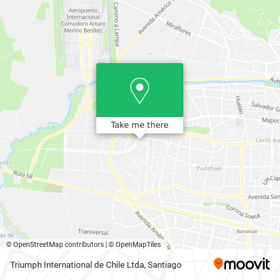 Triumph International de Chile Ltda map