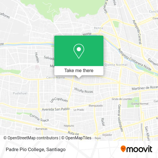 Padre Pio College map