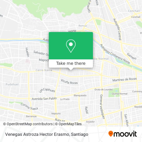 Mapa de Venegas Astroza Hector Erasmo