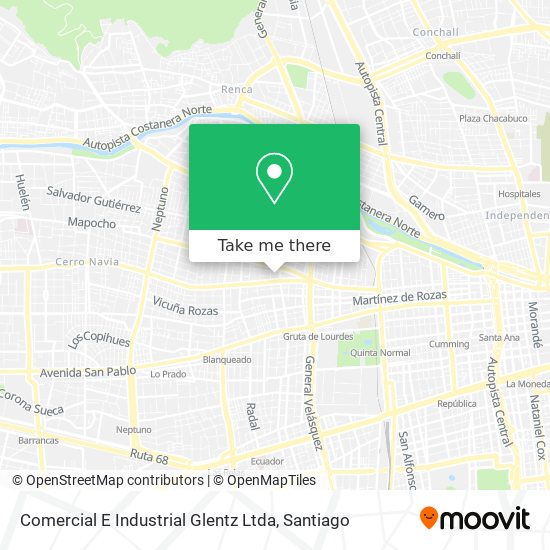 Comercial E Industrial Glentz Ltda map