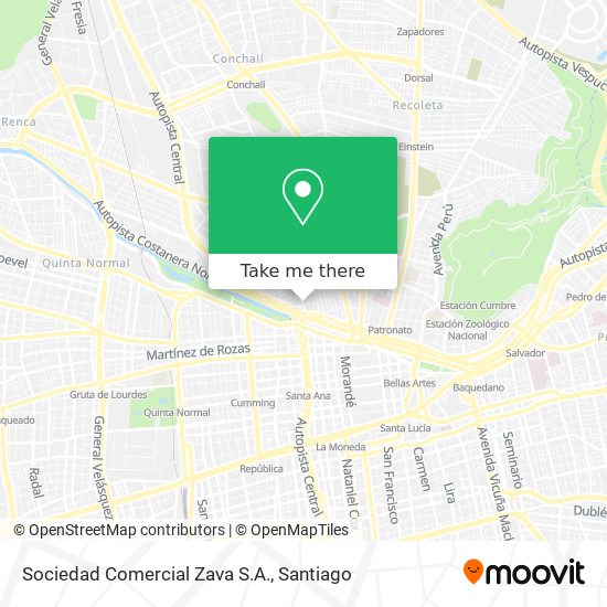 Sociedad Comercial Zava S.A. map