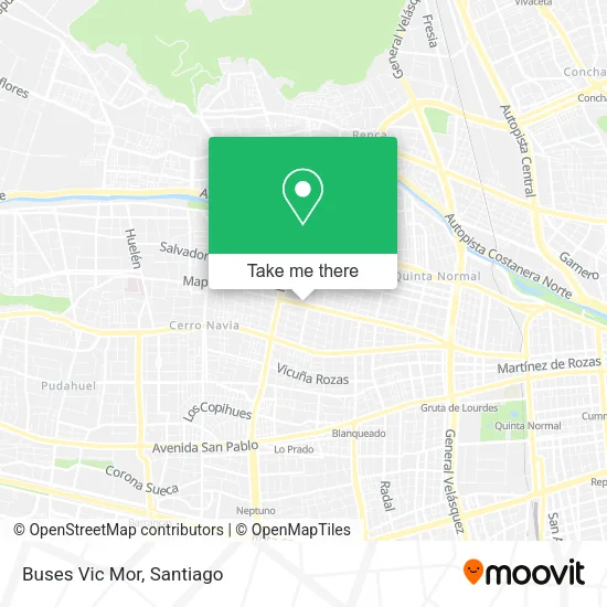 Mapa de Buses Vic Mor