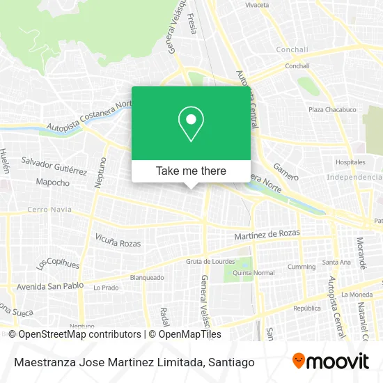 Maestranza Jose Martinez Limitada map