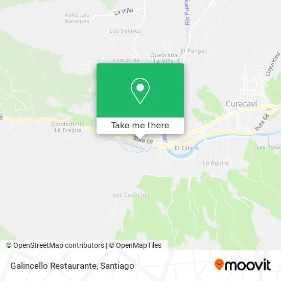 Mapa de Galincello Restaurante
