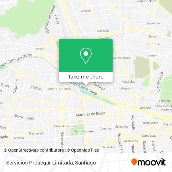 Servicios Prosegur Limitada map