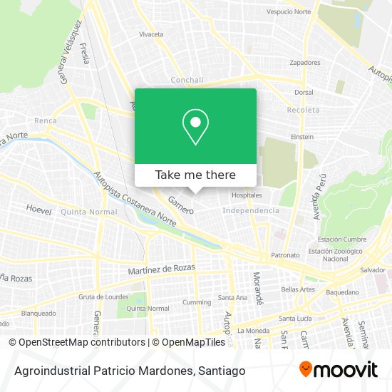 Agroindustrial Patricio Mardones map