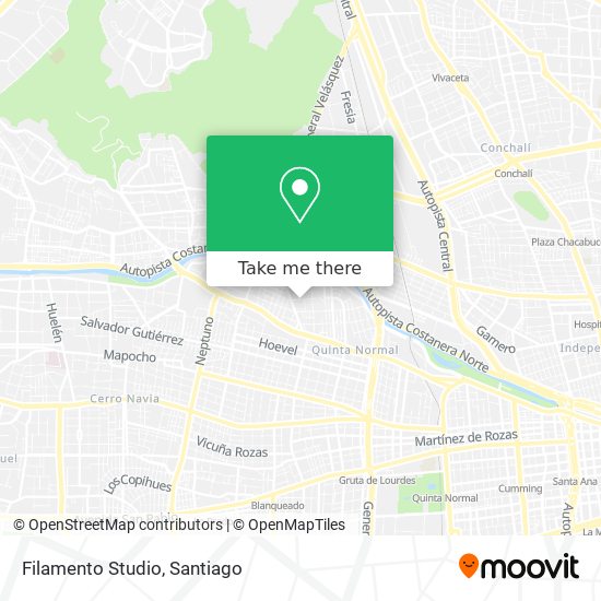 Filamento Studio map