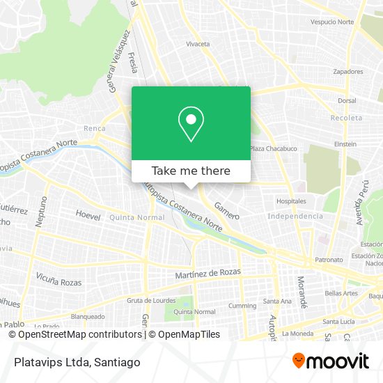 Platavips Ltda map