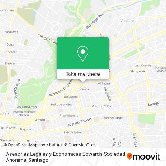 Asesorias Legales y Economicas Edwards Sociedad Anonima map