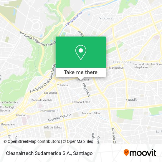 Cleanairtech Sudamerica S.A. map