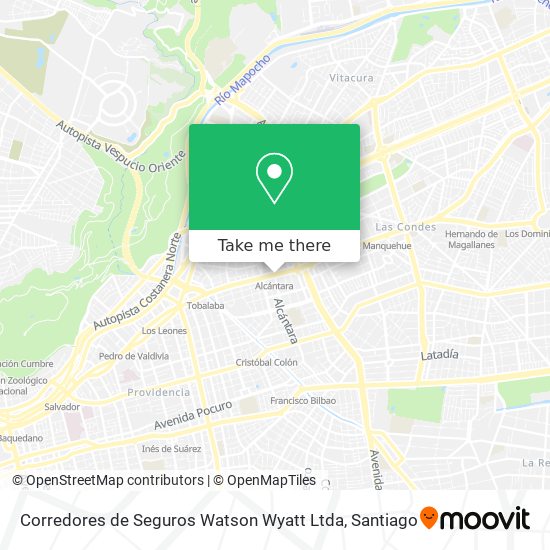 Mapa de Corredores de Seguros Watson Wyatt Ltda