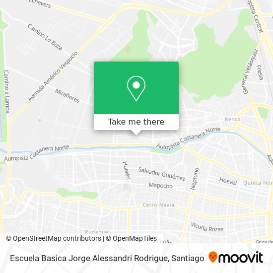 Escuela Basica Jorge Alessandri Rodrigue map