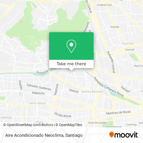 Aire Acondicionado Neoclima map