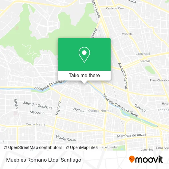 Muebles Romano Ltda map