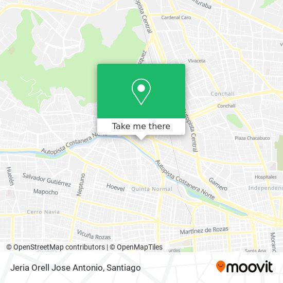 Jeria Orell Jose Antonio map