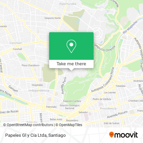 Papeles Gl y Cía Ltda map