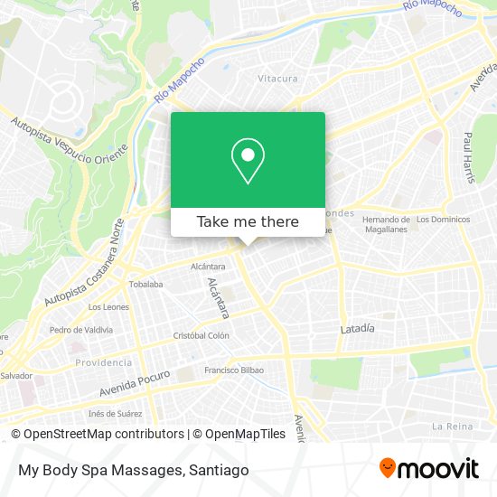 My Body Spa Massages map