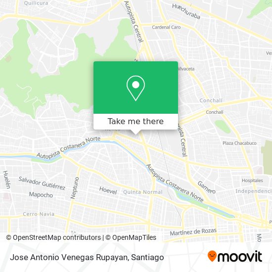 Mapa de Jose Antonio Venegas Rupayan