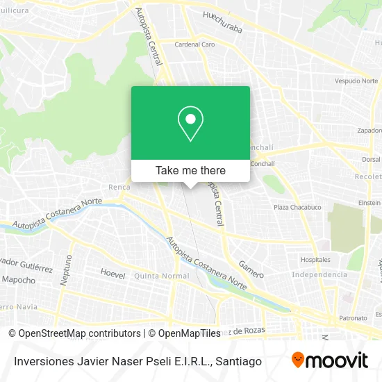 Inversiones Javier Naser Pseli E.I.R.L. map